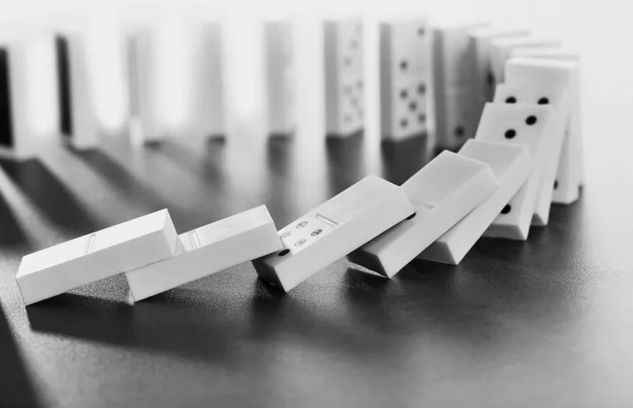 Falling Dominoes
